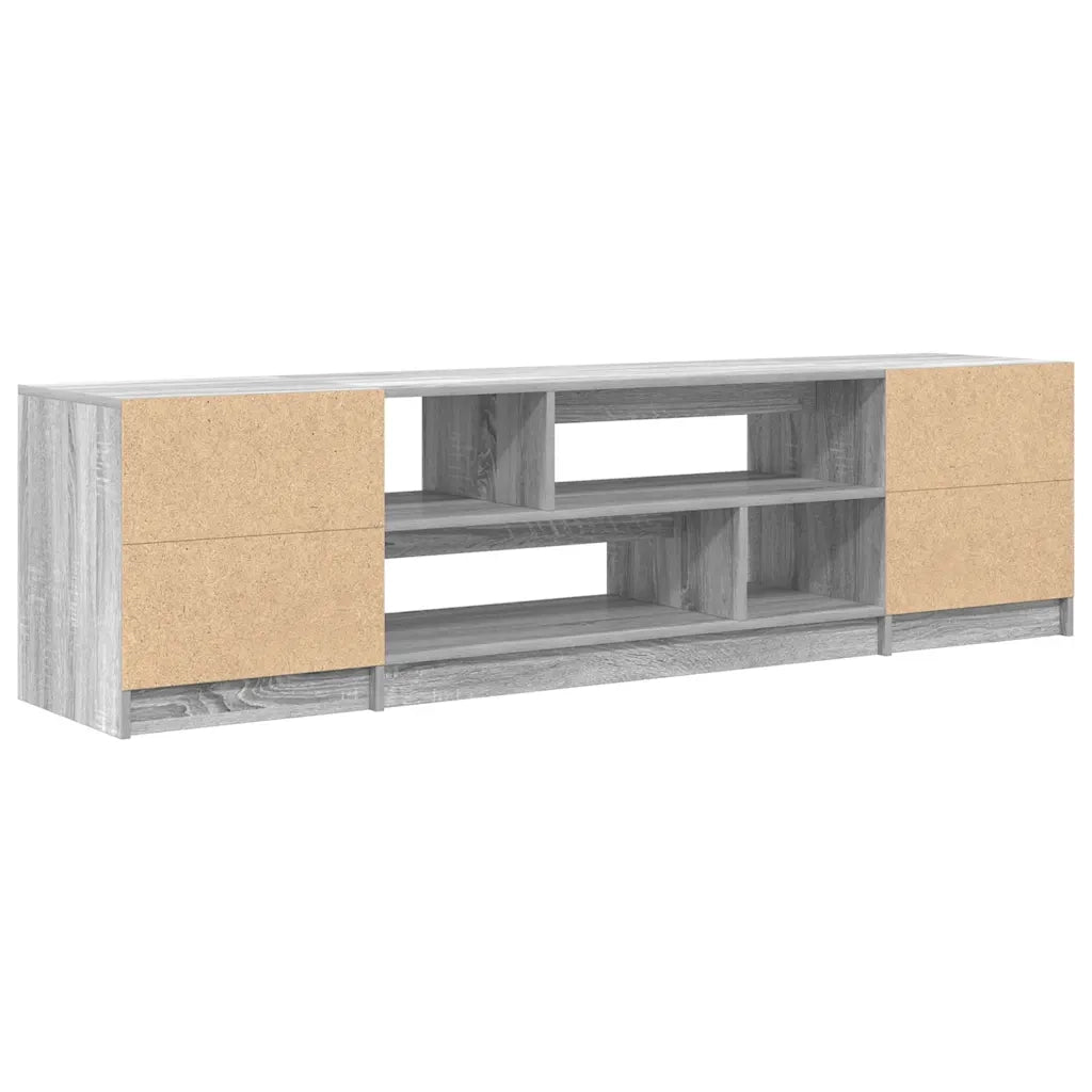 Mobile Porta TV-Mobile per TV-Credenza TV Grigio Sonoma 188,5x41x50 cm Legno Multistrato