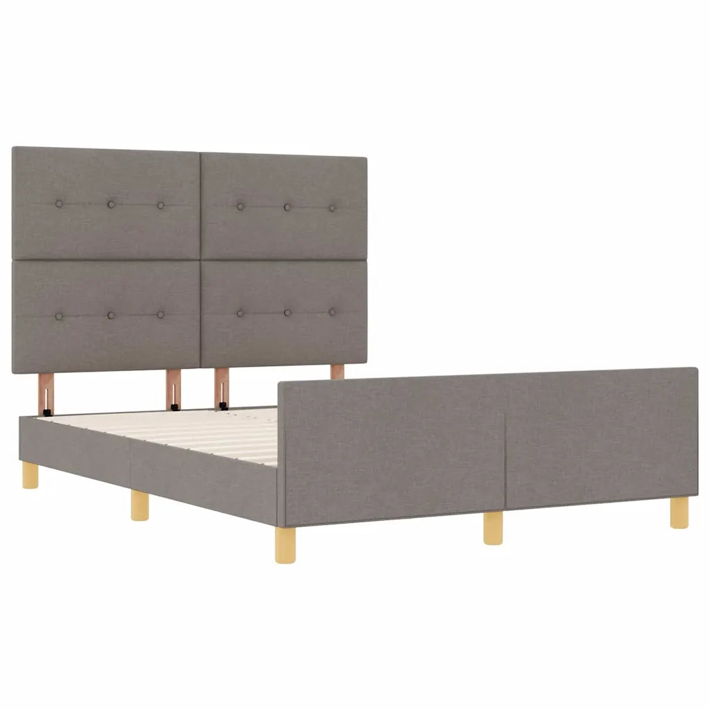 Letto matrimoniale | Letto per adulti | Struttura del letto con testiera Talpa 160 x 200 cm Tessuto