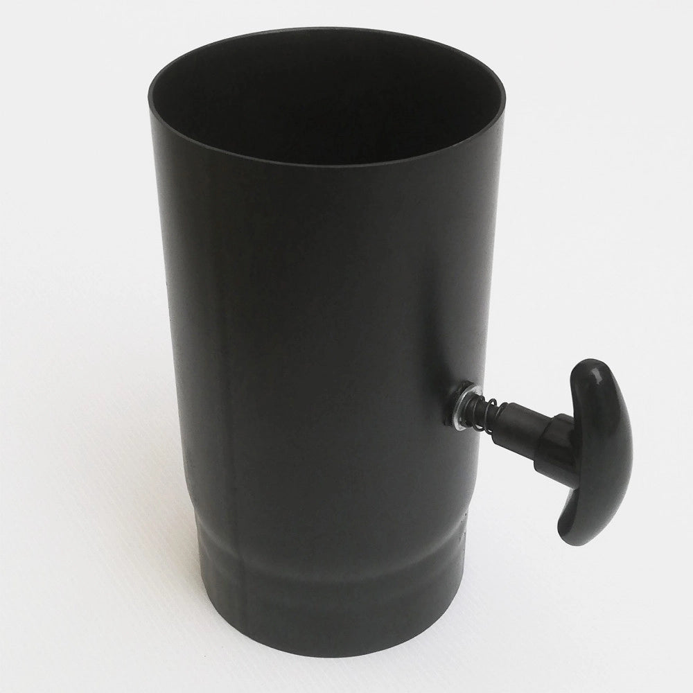 Manicotto con valvola da 120mm per stufa a legna