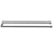 Mensola Doccia per Parete Doccia Walk in 90 cm Alluminio Cromo Lucido Porta-asciugamani Adattabile Vetro da 8 mm