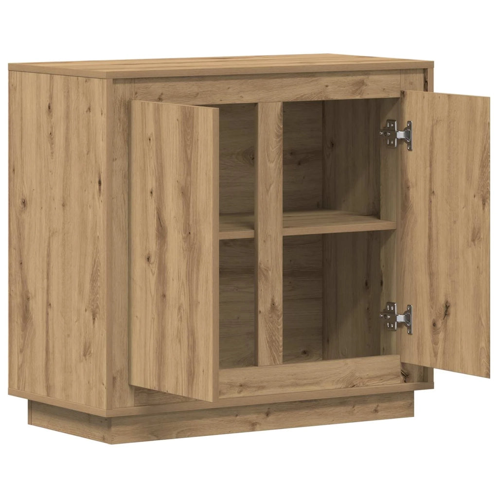 Credenza | Madia | Buffet da pranzo | Armadio da pranzo Rovere artigianale 80 x 40 x 75 cm Legno multistrato
