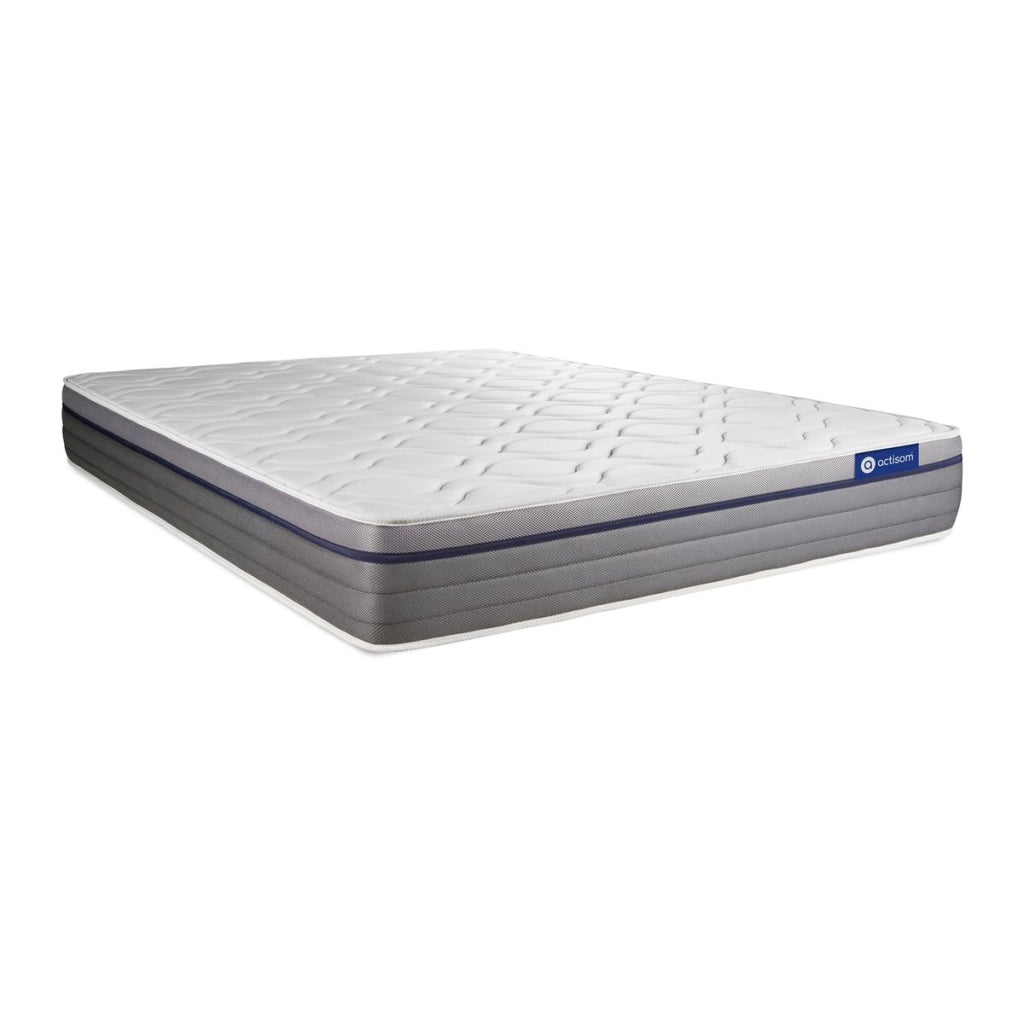 Kit rete e materasso Actilatex zen 120x195cm - Spessore : 26cm - Lattice e memory foam - Bilanciato -