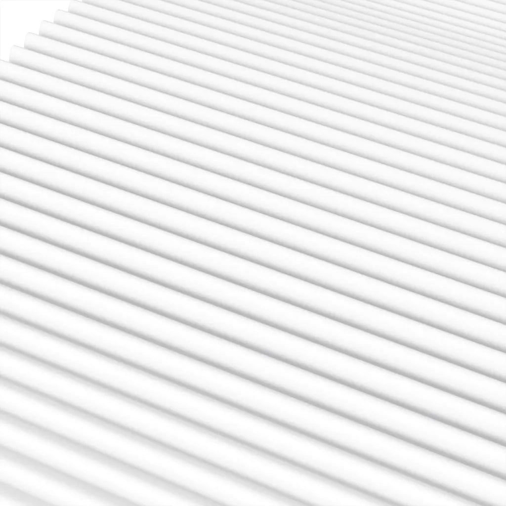 Materasso in Schiuma Bianco 120x200 cm Durezza H2 H3