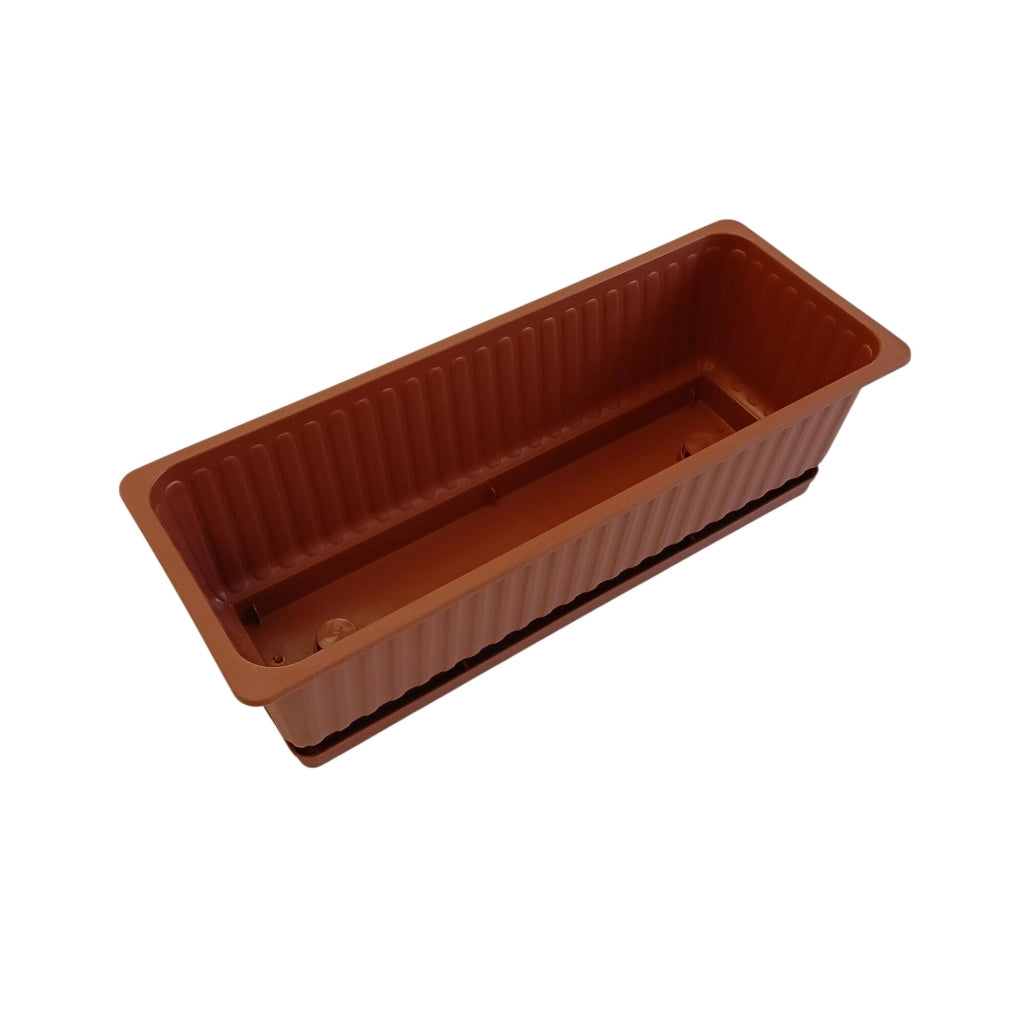 BALCONIERA TERRACOTTA 40X20XH16CM CON RISERVA