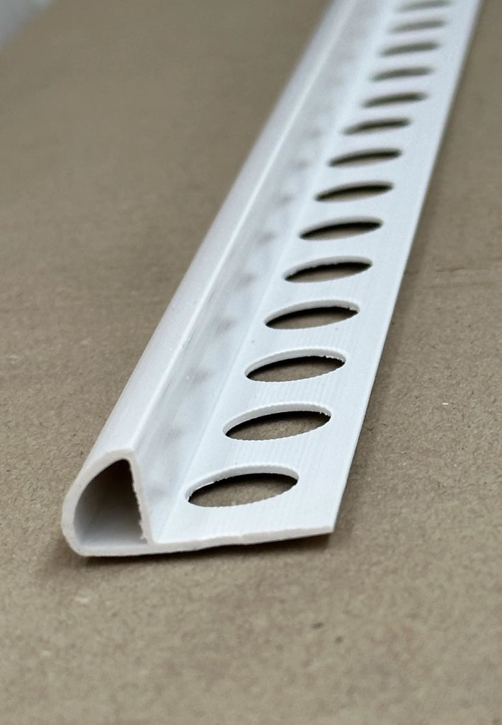 Profilo jolly proteggi angolo in pvc bianco 2,6 metri : Modello - 8MM