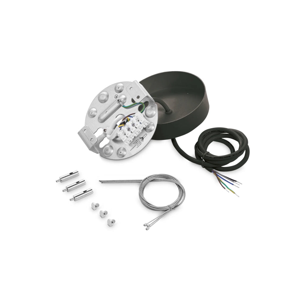 Sospensione Fly 1 Luce Led Integrato Nera
