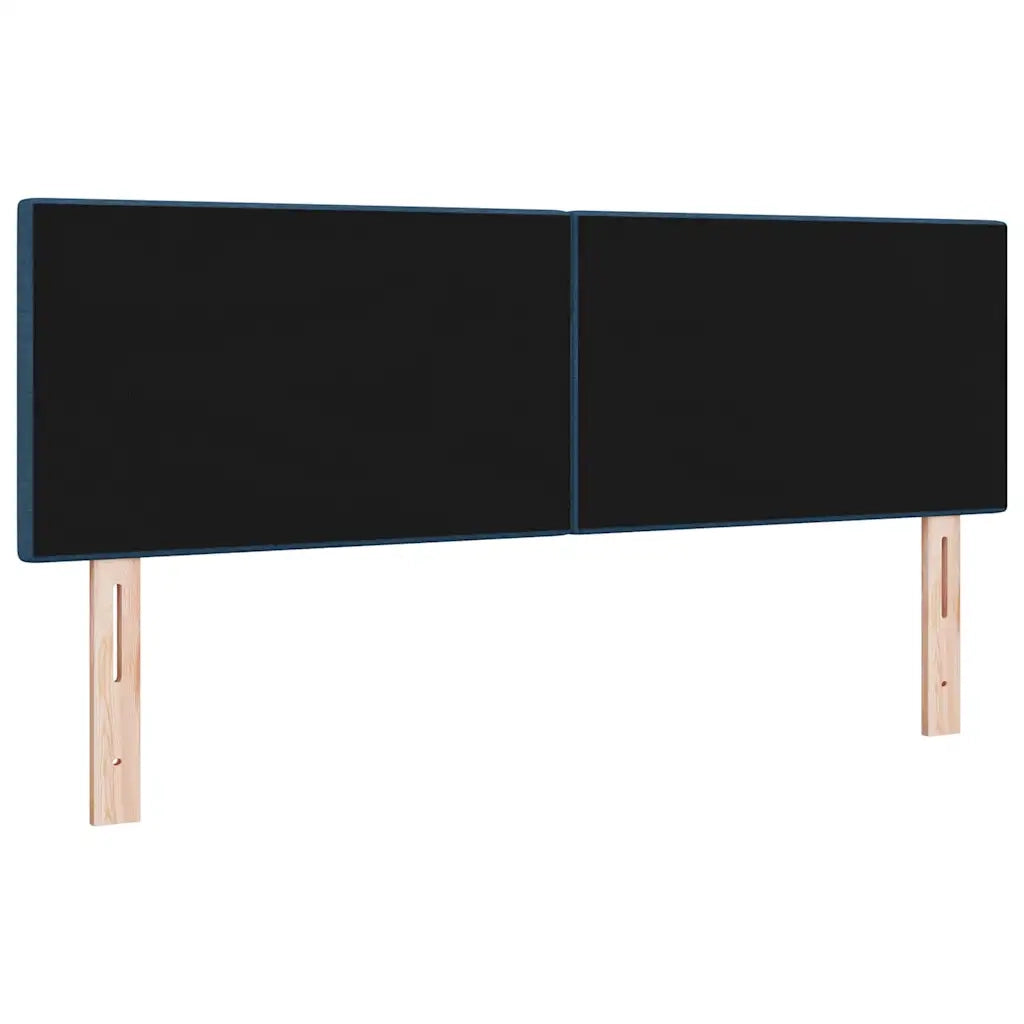Testiera | Testata LED con strisce LED con Testiera | Testata Blu 144 cm Tessuto