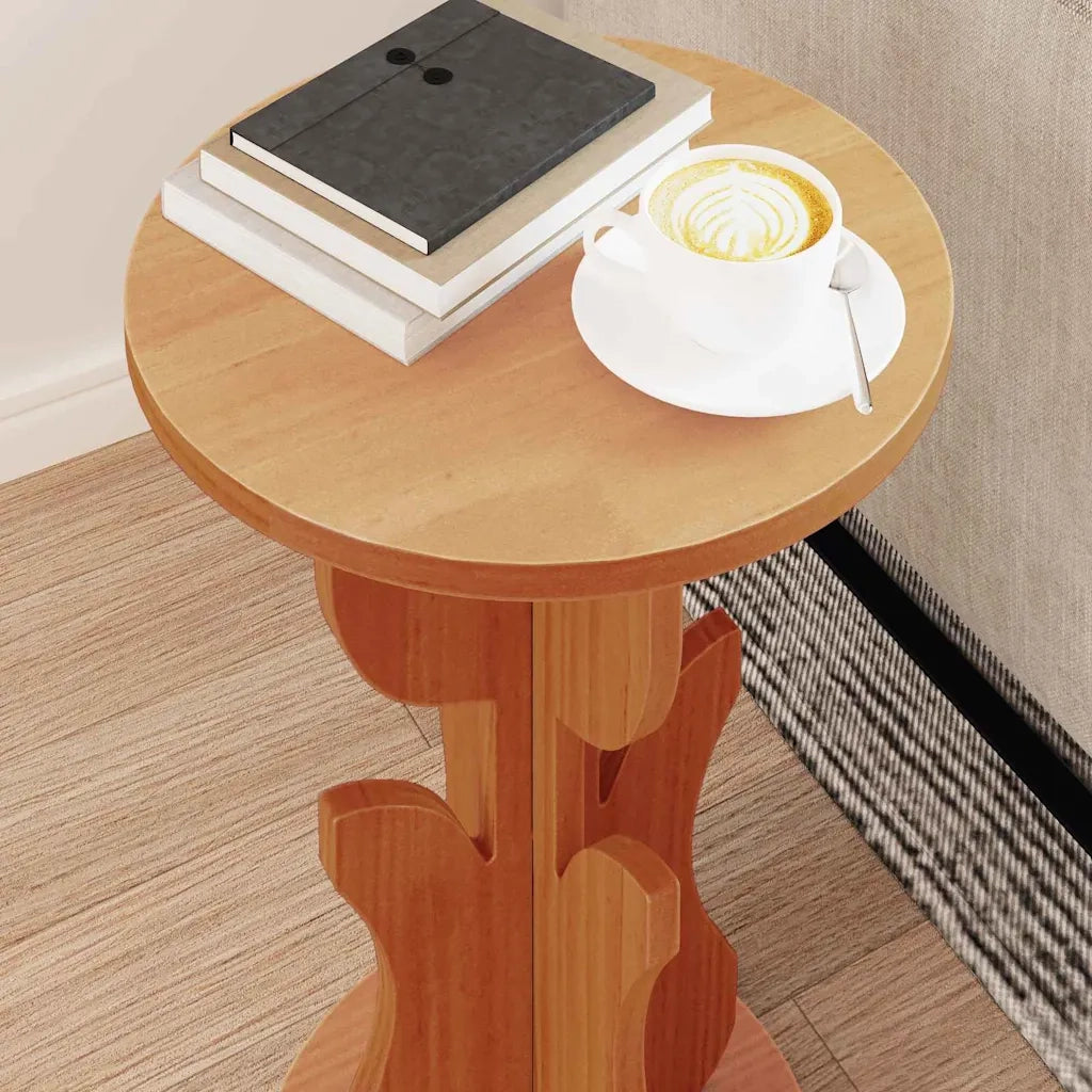 Tavolino da salotto | Tavolino da caff¨¨ | Tavolino da Soggiorno Marrone cerato 39,5 x 39,5 x 53,5 cm