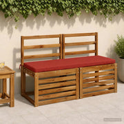 Cuscino per panchina SOEST 100% Poliestere Rosso 948864
