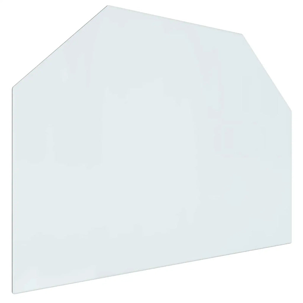 Piastra in vetro per camino Trasparente 80 x 60 cm Vetro CFW3639250