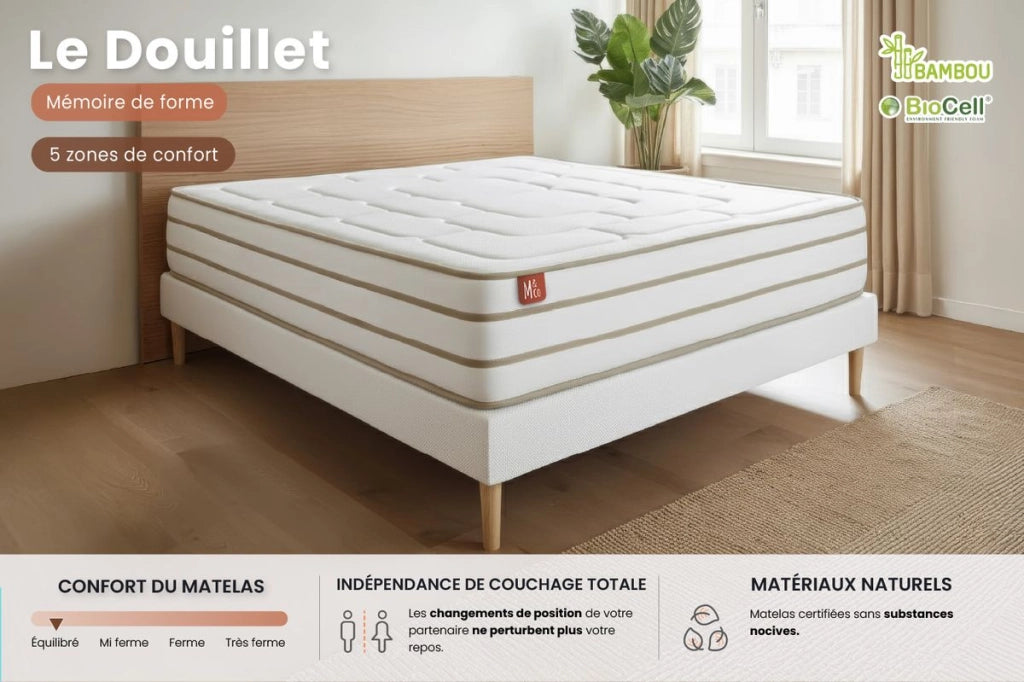 Set materasso e base 180x200 cm - Le Douillet