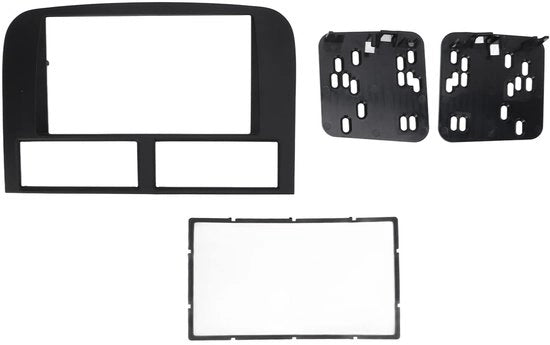 Set di sostituzione per pannello stereo - 2 Din bordo - Alta qualità ABS - Installazione facile - Adatto per GRAND CHEROKEE 1999-2004 - Robusto e affidabile - Trimming del cruscotto
