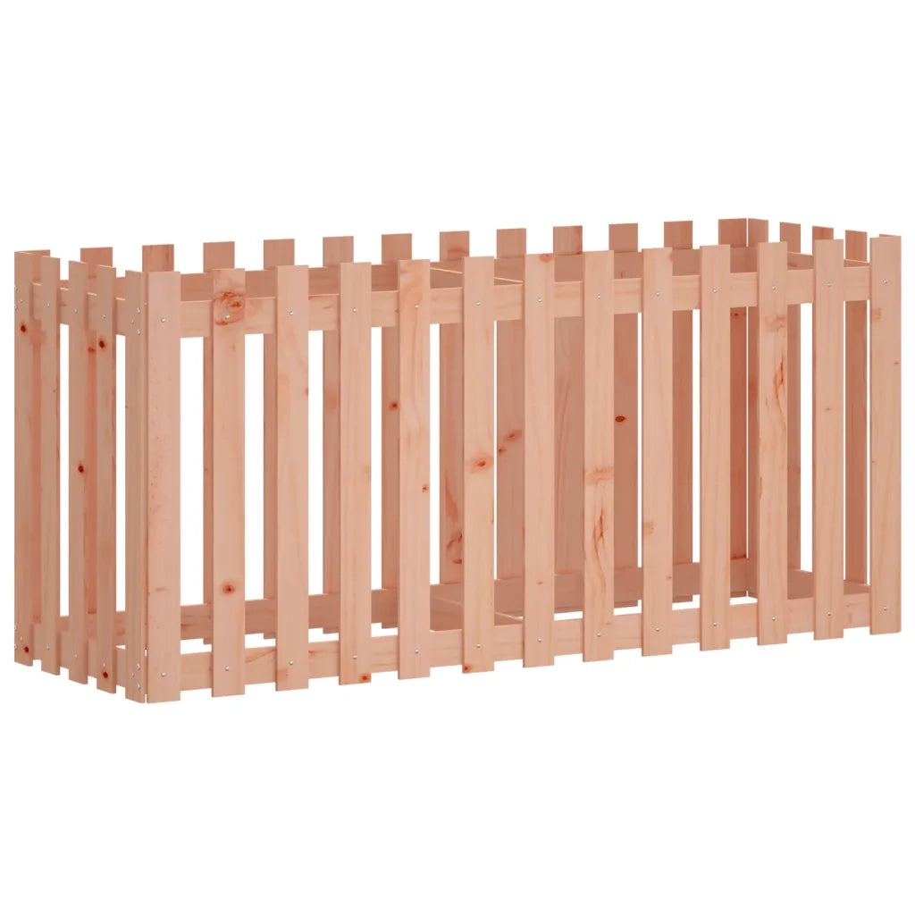 Fioriera Rialzata Giardino-Vaso da Esterno-Supporto per Vaso Recinzione 150x50x70cm Legno Douglas