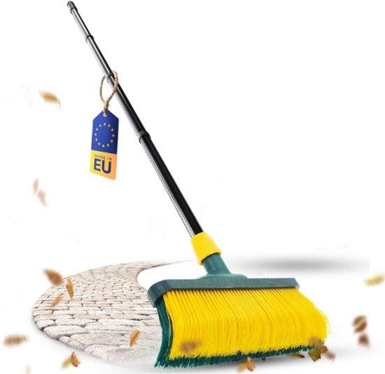 Aspirapolvere Premium con Lame di Acciaio 30 Cm - Setole Curvate per Finto Erba, Camping e Giardino - Aspirapolvere e Spazzola Stradale in Uno