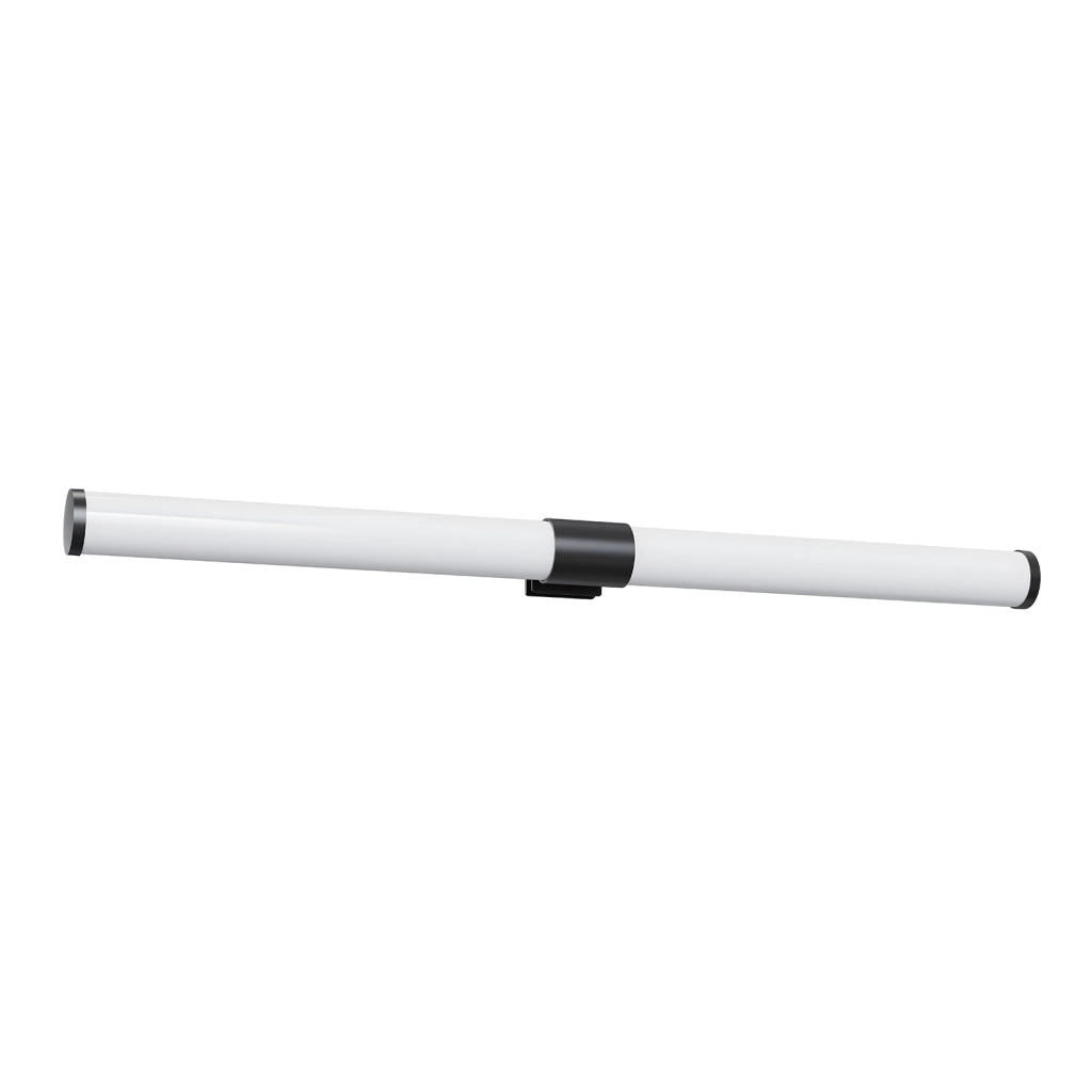 ZMH Lampada da Bagno LED sopra Specchio 8W 60 cm Nera IP44 Luce Neutra Moderna per Armadio da Cantina Cucina