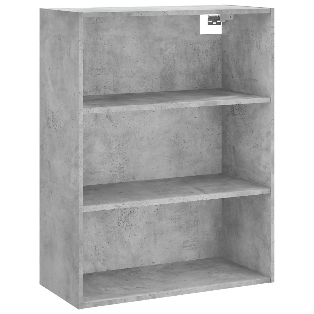 Credenza | Madia | Buffet da pranzo | Armadio da pranzo Grigio Cemento 69,5x34x180 cm in Legno Multistrato