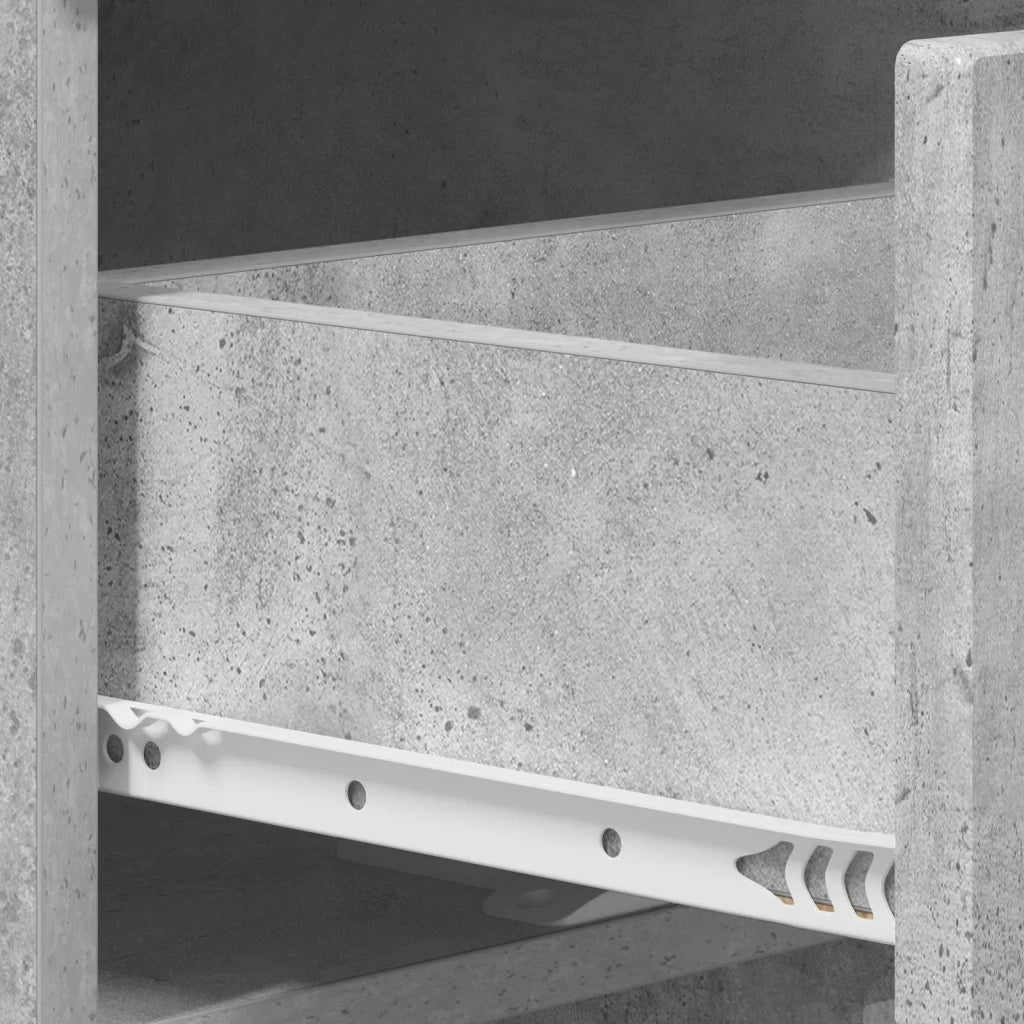 Credenza Grigio Cemento 70 x 38 x 75 cm Legno ingegnerizzato 8011525