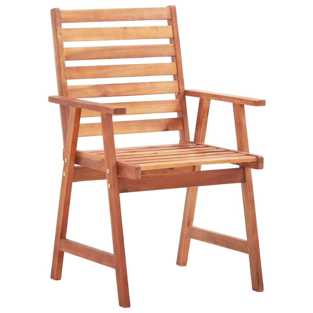Sedie da Pranzo da Esterni con Cuscini 6 pz Massello di Acacia 3078353