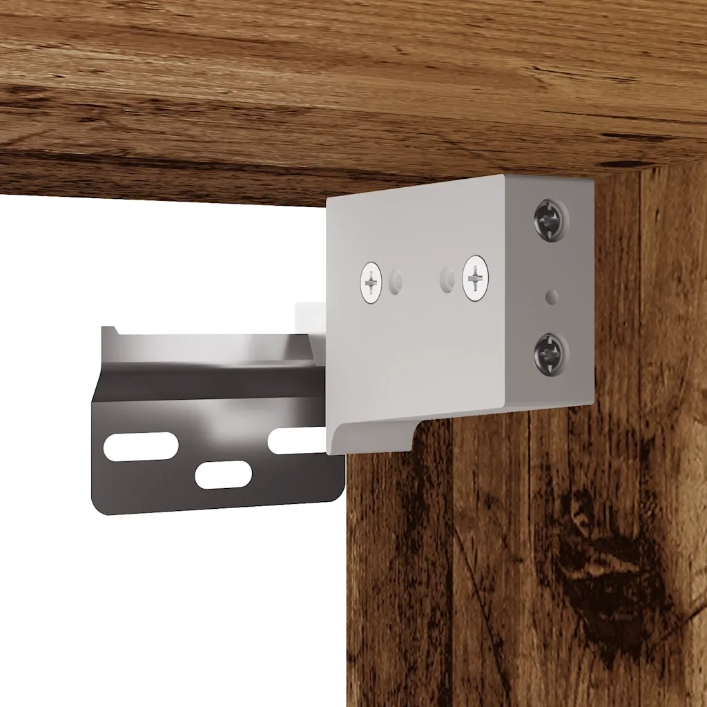 Set Mobili da Bagno | Armadio da bagno 4 pz Legno Antico in Legno Multistrato