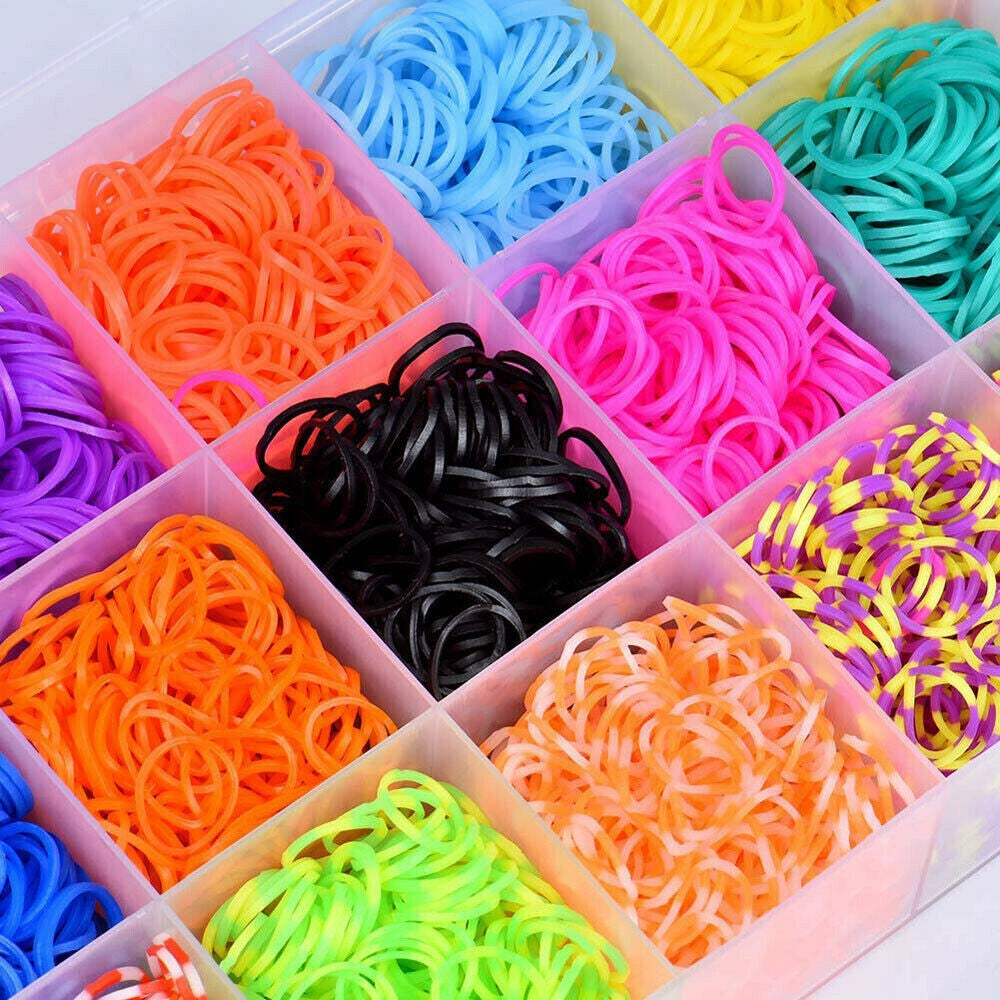 Set braccialetti elastici per bambini con scatola ¨C Minimal ¨C multicolore