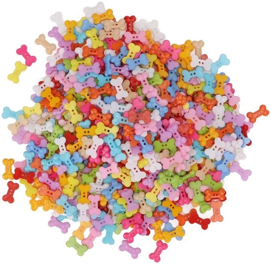 Pompe per cani in plastica - 1000 pezzi - progetti DIY - artigianato - materiale ecologico