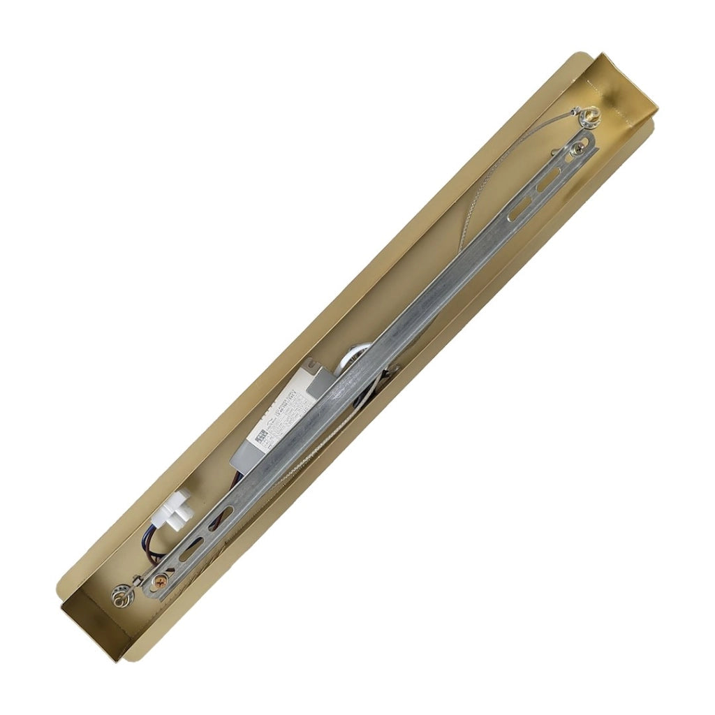 Lampada a sospensione LAGOS oro 60 cm tubi LED 24W