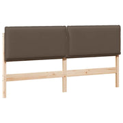 Testiera | Testata imbottita con Testiera | Testata Grigio Naturale e Chiaro 180 cm