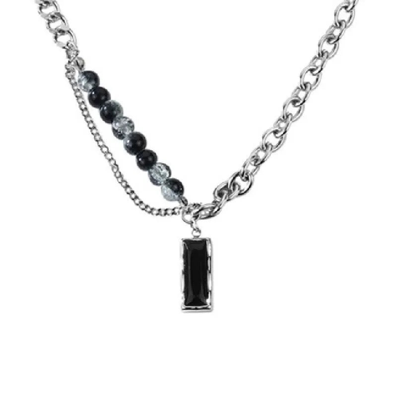 Collana con ciondolo vintage fatto a mano con pietre preziose naturali, regalo di Natale o compleanno.