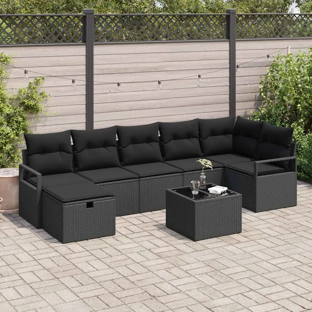 Set di divani con cuscino 5 pcs polyrattan 3360544