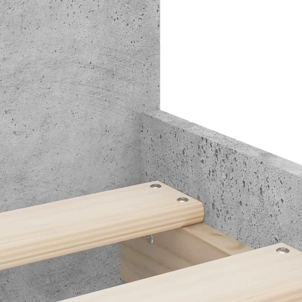 Telaio del letto con storage Sonoma grigio 80 x 200 cm 3429625