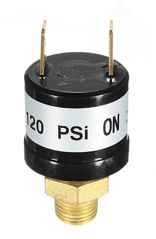 Regolatore di pressione pesante duty - Interruttore di pressione per pompa idraulica - Interruttore di pressione per compressore - Interruttore di pressione 12V - Compressore a aria - 90-120 PSI