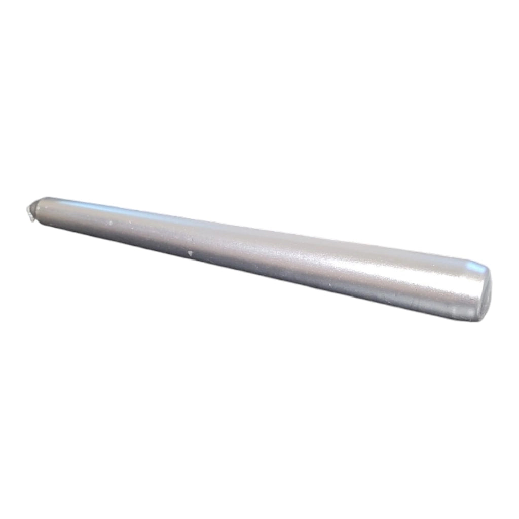 CANDELA CONICA METALLIZZATA SILVER ARGENTO CM 20 CON BASE 2 CM DECORAZIONE
