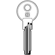 CHIAVE PUNZONATA CISA CS70 SILCA - OTTONE NICHELATO- 10 pezzi