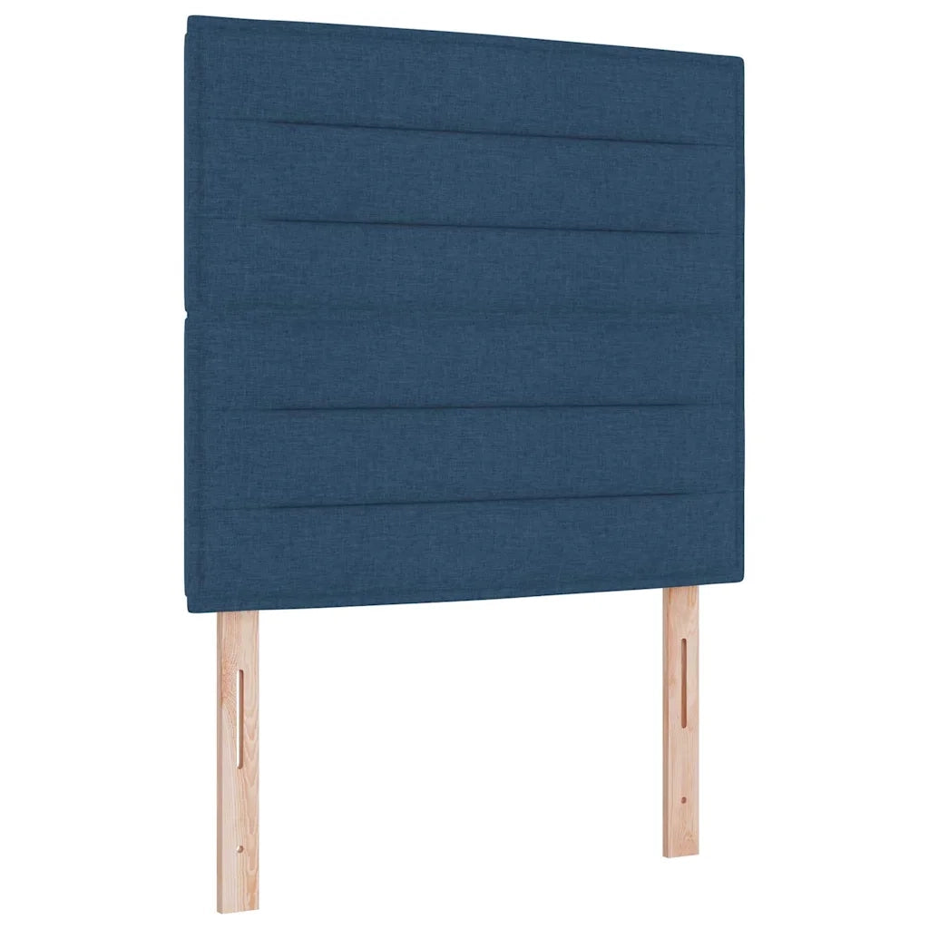 Letto a molle con materasso Blu 190 x 90 cm Tessuto 3341559