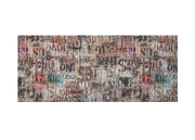 Tappeto Passatoia Cucina Antiscivolo Linea Futura Words By Suardi - 52x400 - Words