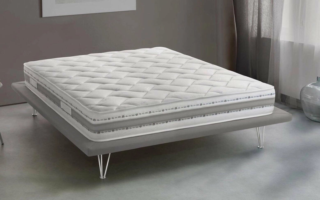 Anselmo, Materasso Singolo Sfoderabile Made in Italy, 190x90x21h cm Bianco