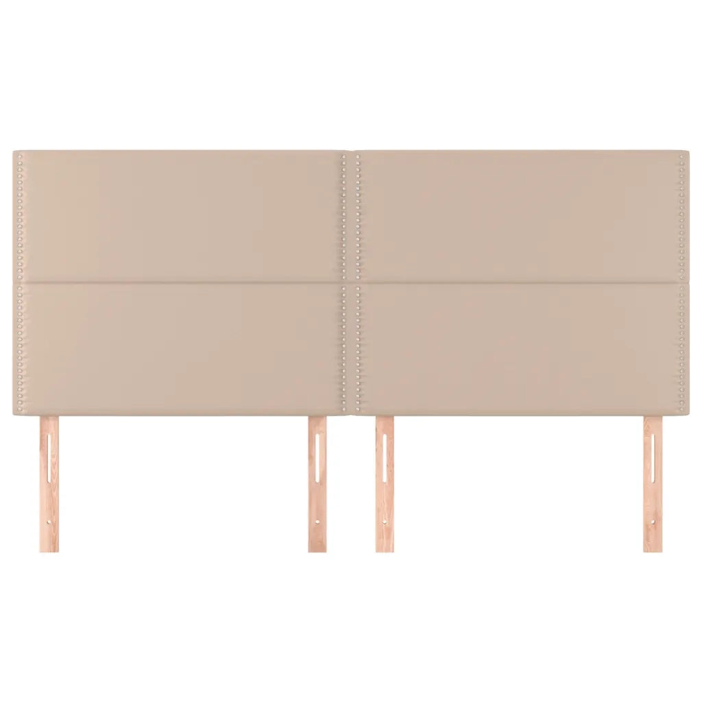 Testiera Cappuccino 180x5x118/128 cm in Similpelle