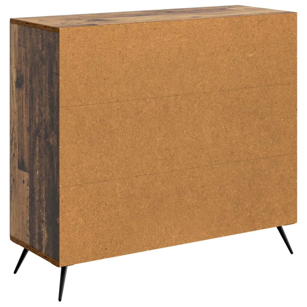 Credenza | Madia | Buffet da pranzo | Armadio da pranzo Legno antico 89 x 34,5 x 80 cm Legno ingegnerizzato