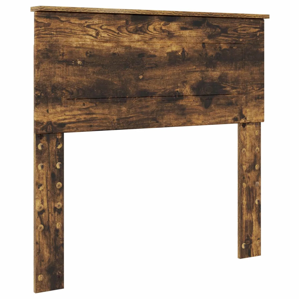 Letto con Contenitore Rovere fumé 75 x 190 cm Legno multistrato