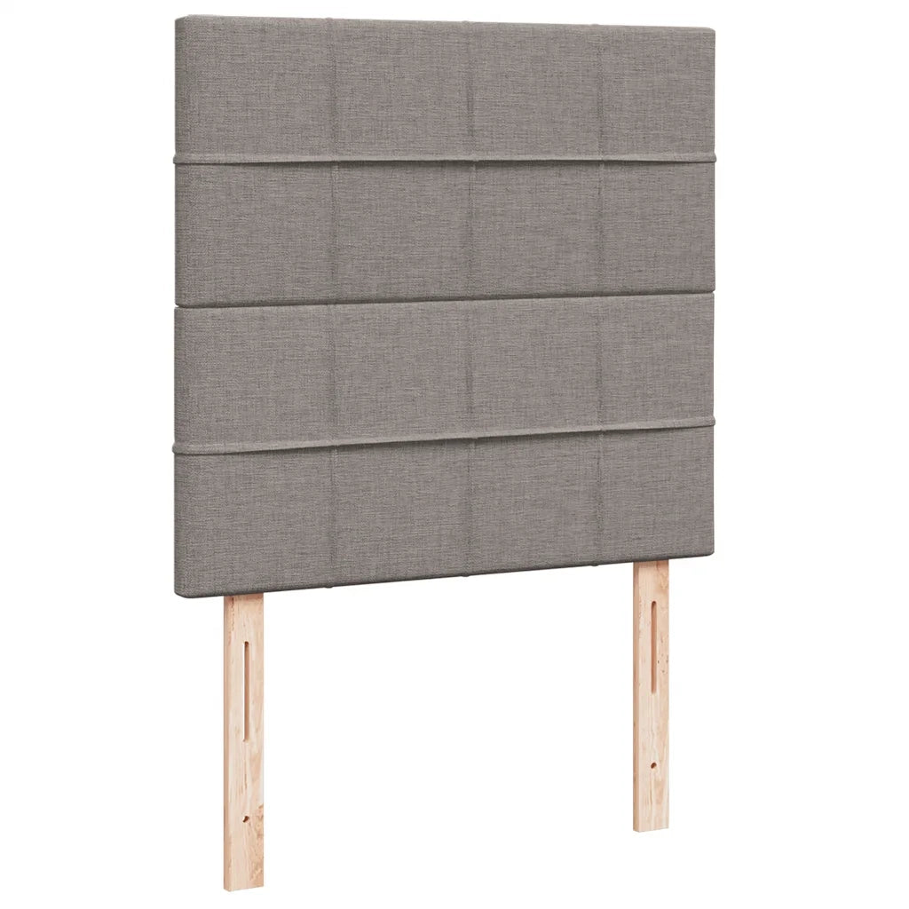 Pouf Letto con Materasso Tortora 100x200 cm in Tessuto 3313137