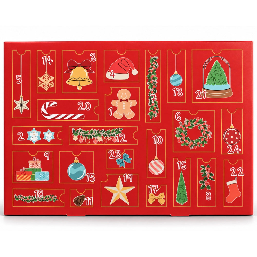 Calendario Avvento di Natale 24 Caselle Giorni Avvento Beauty Make Up Skin Care