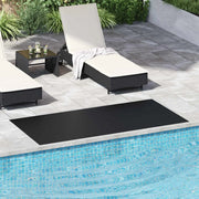 Tappeto per pavimento Nero 1 x 2 m Gomma 42046718