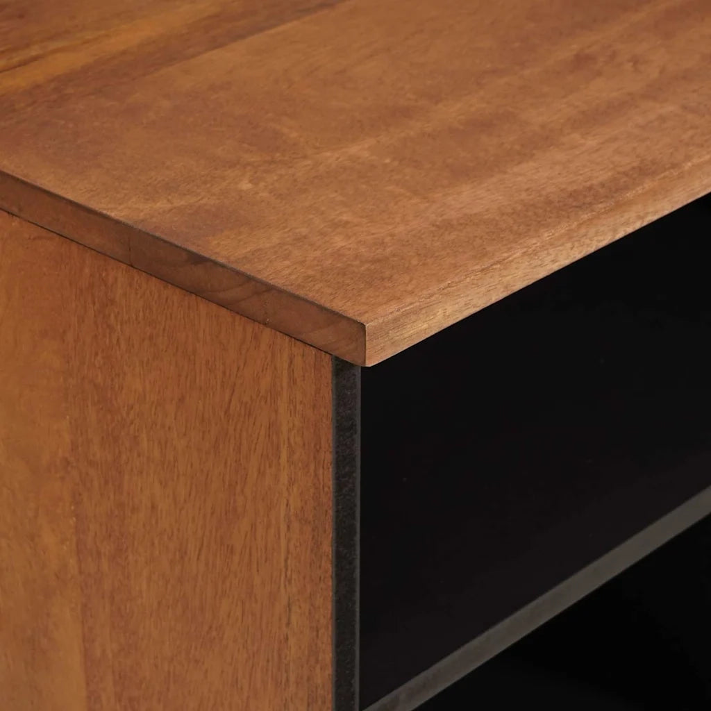 Mobile TV | Armadietto TV | Mobile Porta TV con cassetto Finitura Marrone Acacia 100 x 33 x 46 cm