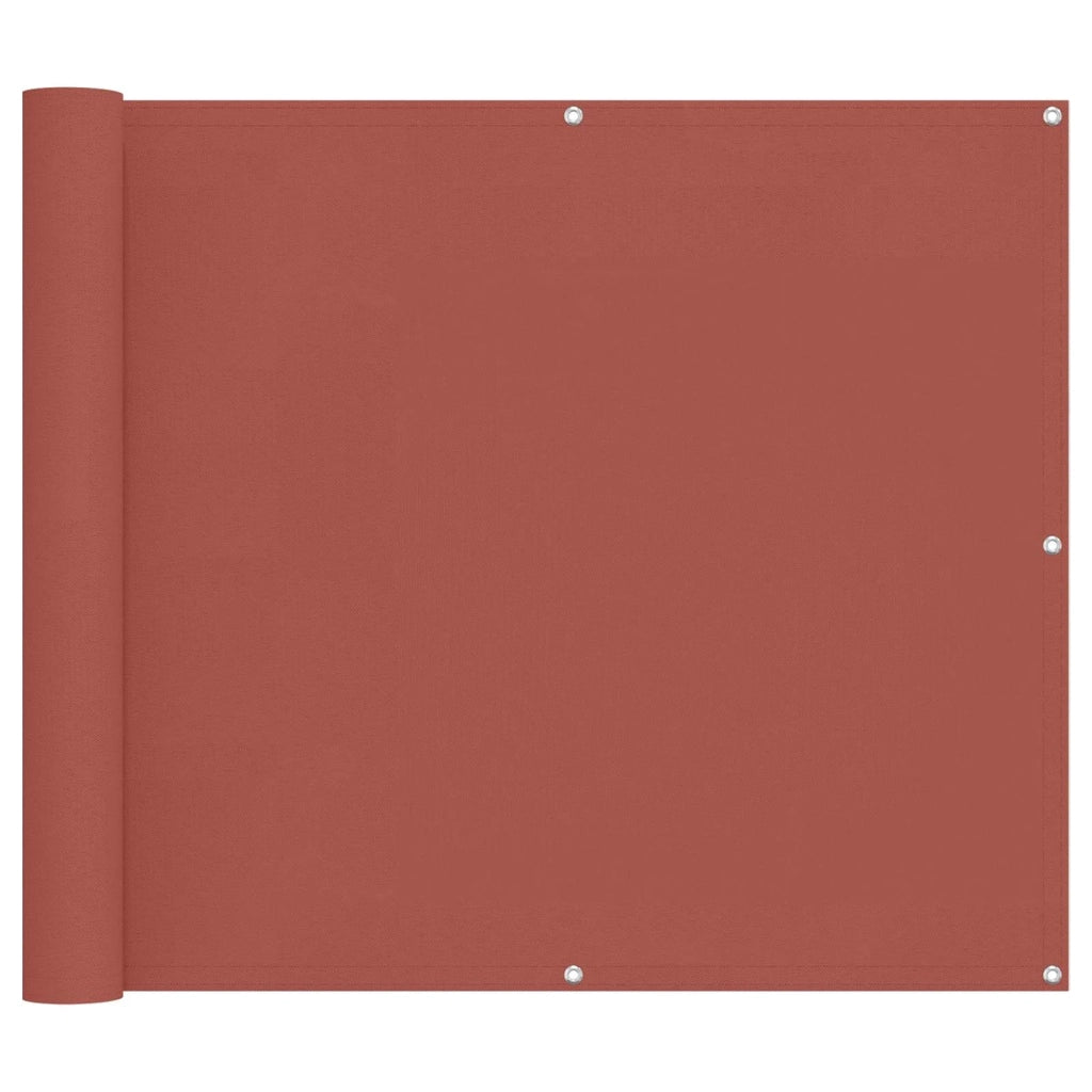 Schermo da balcone Terracotta 100 x 300 cm Tessuto Oxford 42030716