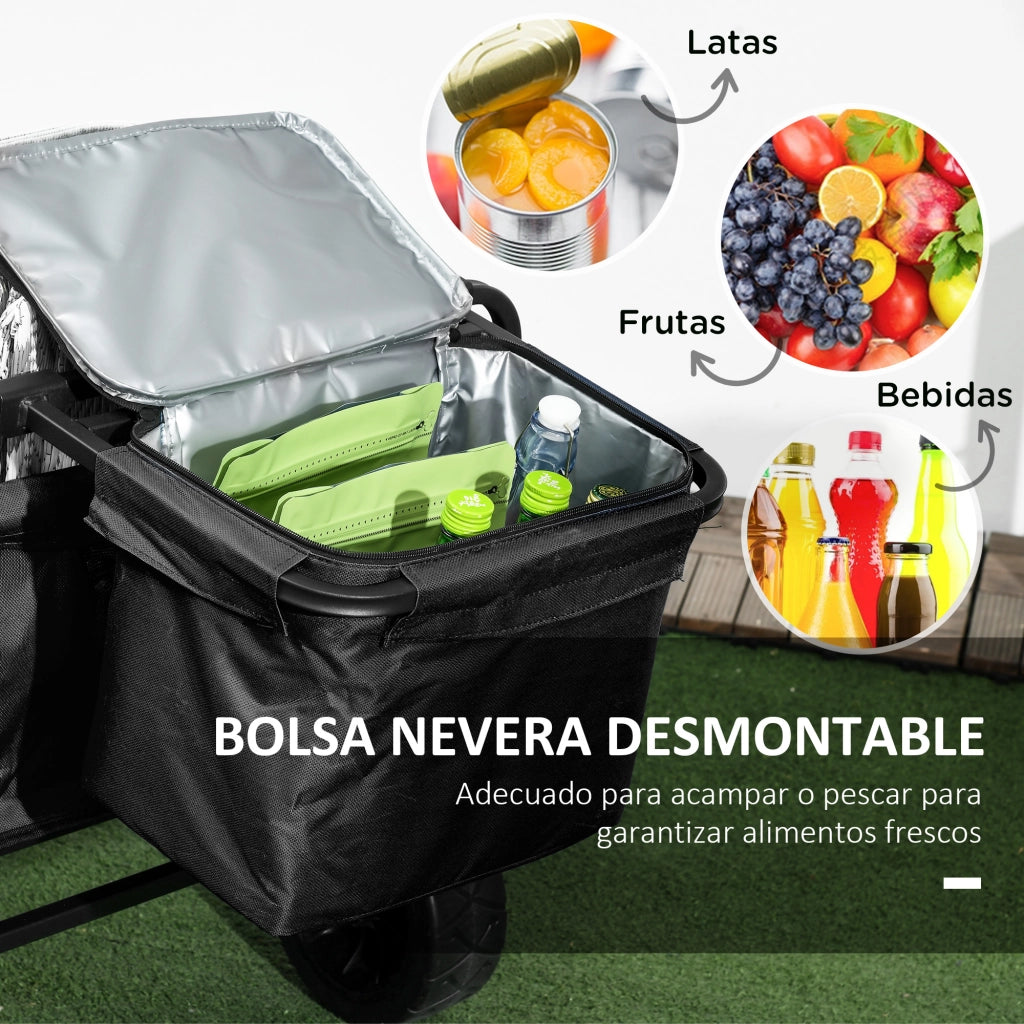 Carro Pieghevole per Bambini ¨C zephmum ¨C Nero