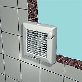 Vortice M 100-4'' A LL Punto Aspiratore Elicoidale da Muro 90 m³-h 18 W 37,5 dB IPX4 colore Bianco