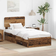 Struttura del letto-Giroletto Legno vecchio 90 x 200 cm Legno multistrato 241113