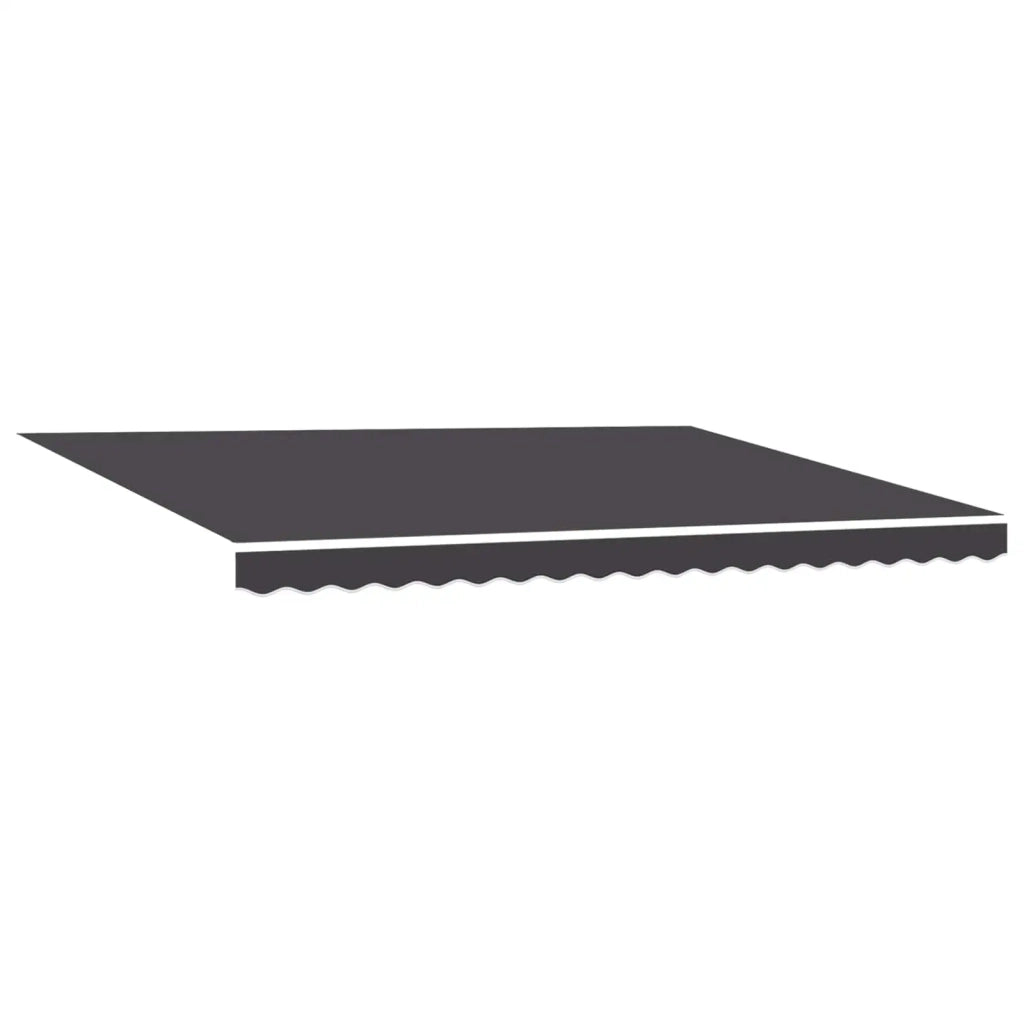 Cornice per Tenda Manuale con LED Antracite 4 × 3 m 3420841