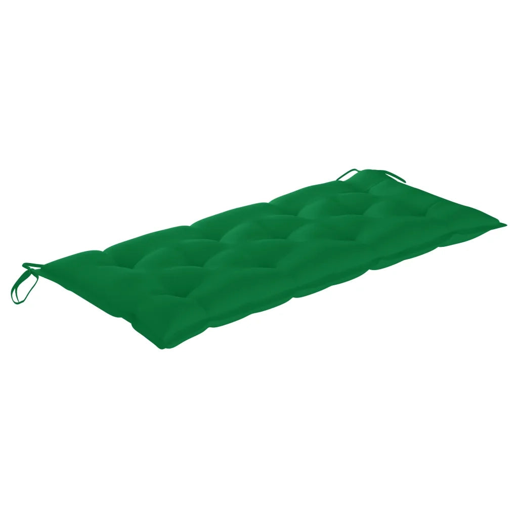 Panchina da Giardino | Panca da Giardino con Cuscino 120 cm in Massello di Acacia