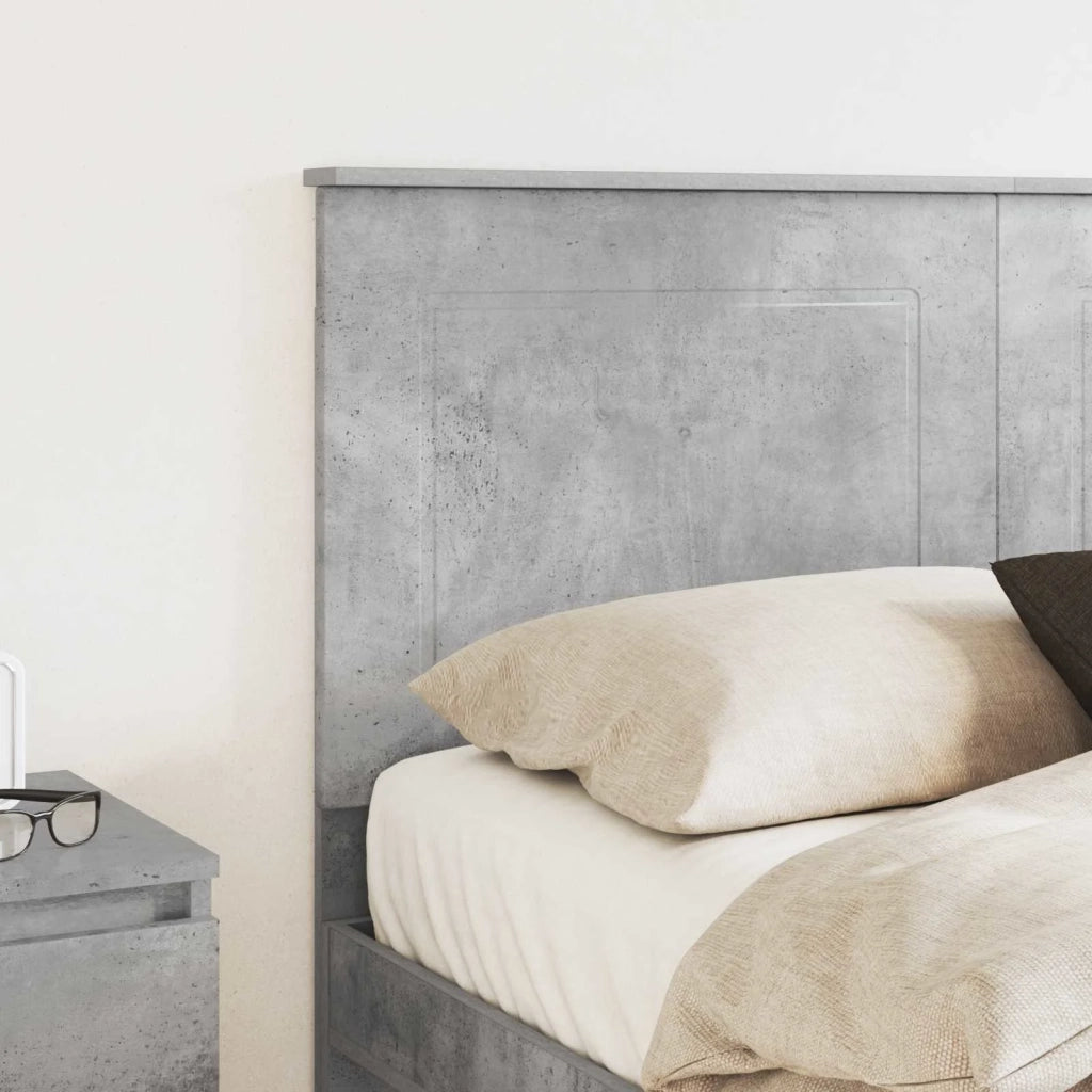 Testiera Grigio Cemento 100 cm Legno ingegnerizzato 887663